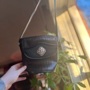 Vintage 80s Chic Leather Marlo Purse - Timeless Elegance